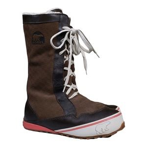 Sorel Saddle & Wild Melon Mackenzie Lace Boot Womens 9.5